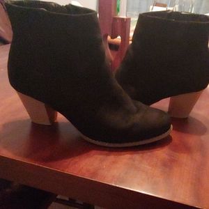 Black Faux Suede Bootie Wide Width Torrid 10W